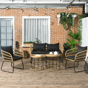 Pieces Patio Furniture Set